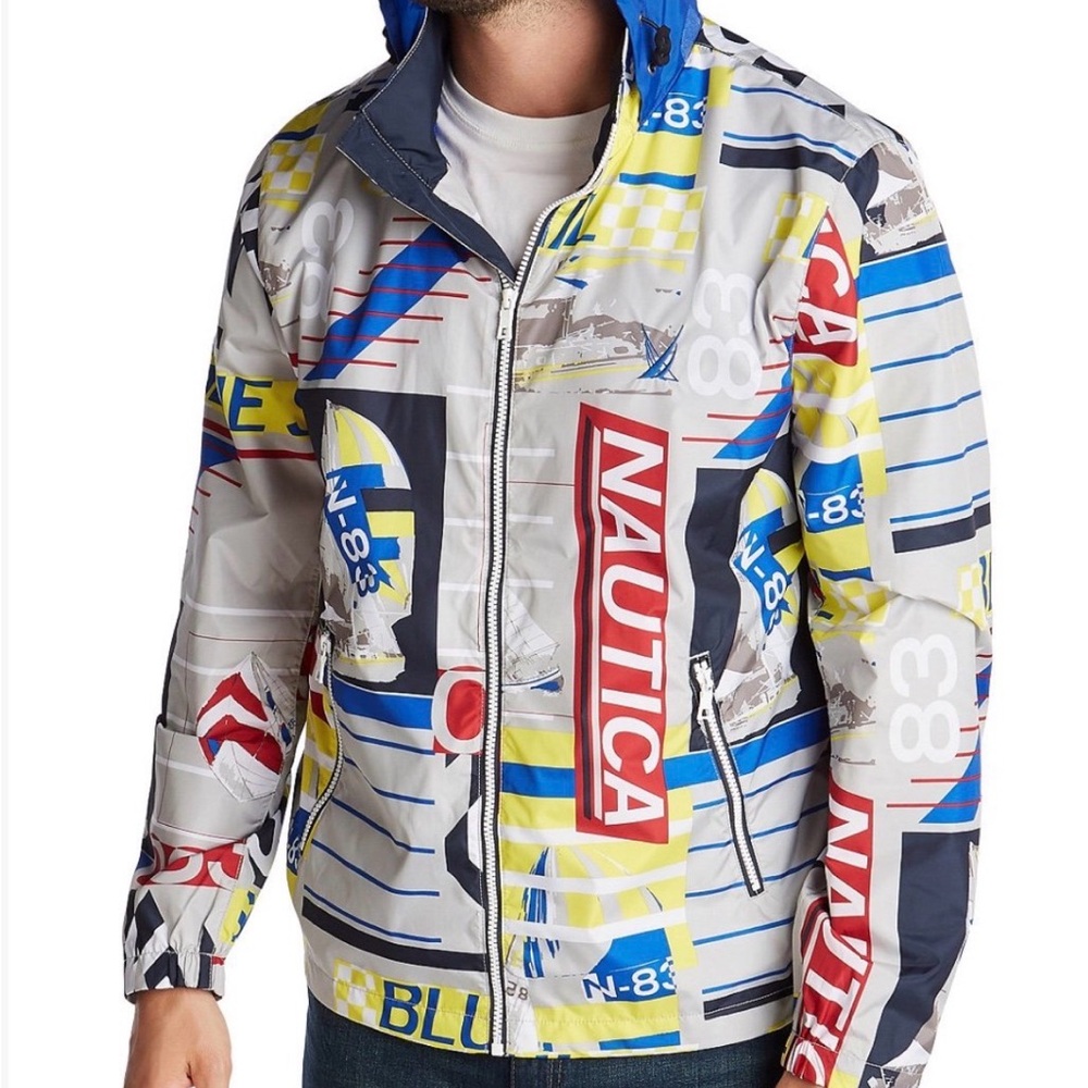 Nautica Men's Vibrant Blue Sail Jacket